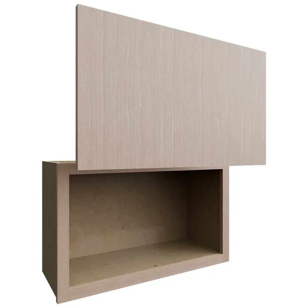 Fabuwood Allure Luxe Desert Oak 30" W X 18" H X 12" D Wall Appliance Center Cabinet