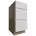 Fabuwood Allure Luxe Frost 15" W X 34 1/2" H X 24" D 3 Drawer Base Cabinet