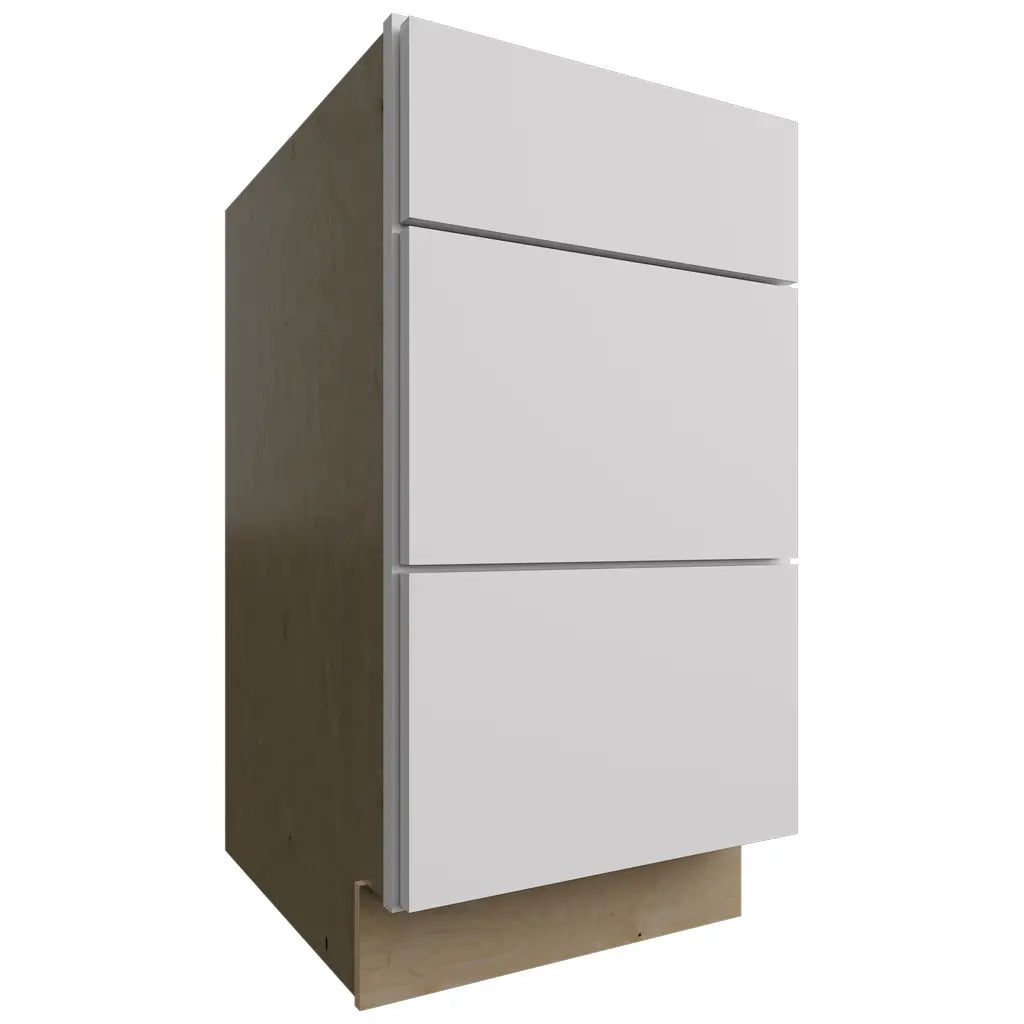 Fabuwood Allure Luxe Frost 18" W X 34 1/2" H X 24" D 3 Drawer Base Cabinet