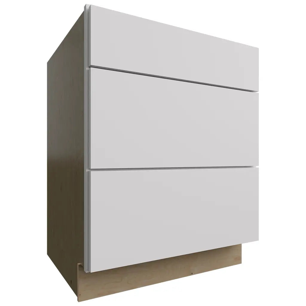 Fabuwood Allure Luxe Frost 27" W X 34 1/2" H X 24" D 3 Drawer Base Cabinet