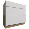 Fabuwood Allure Luxe Frost 36" W X 34 1/2" H X 24" D 3 Drawer Base Cabinet