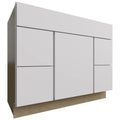 Fabuwood Allure Luxe Frost 42" W X 34 1/2" H X 21" D Vanity Combo Single Sink W/4 Drawers Cabinet