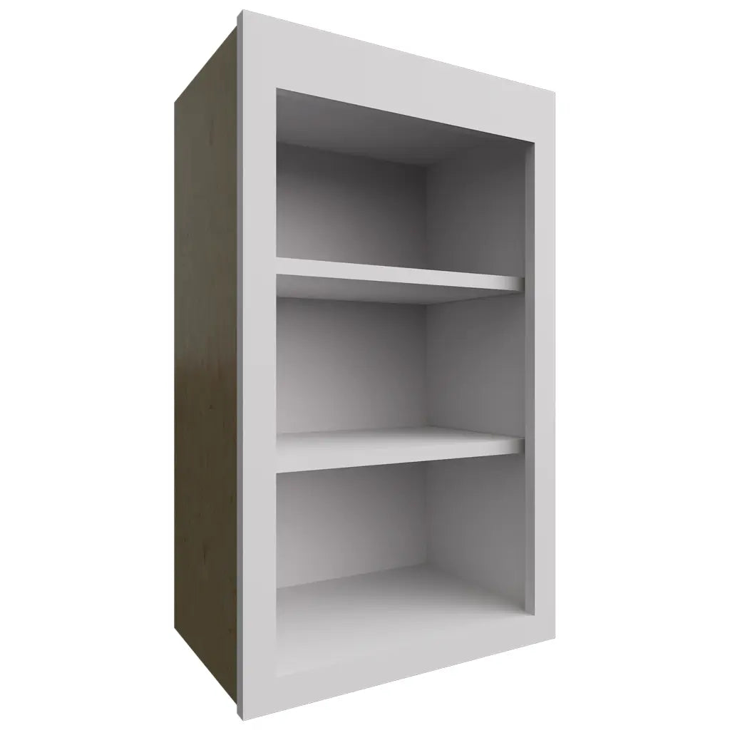 Fabuwood Allure Luxe Frost 18" W X 30" H X 12" D Wall Open Shelf Cabinet