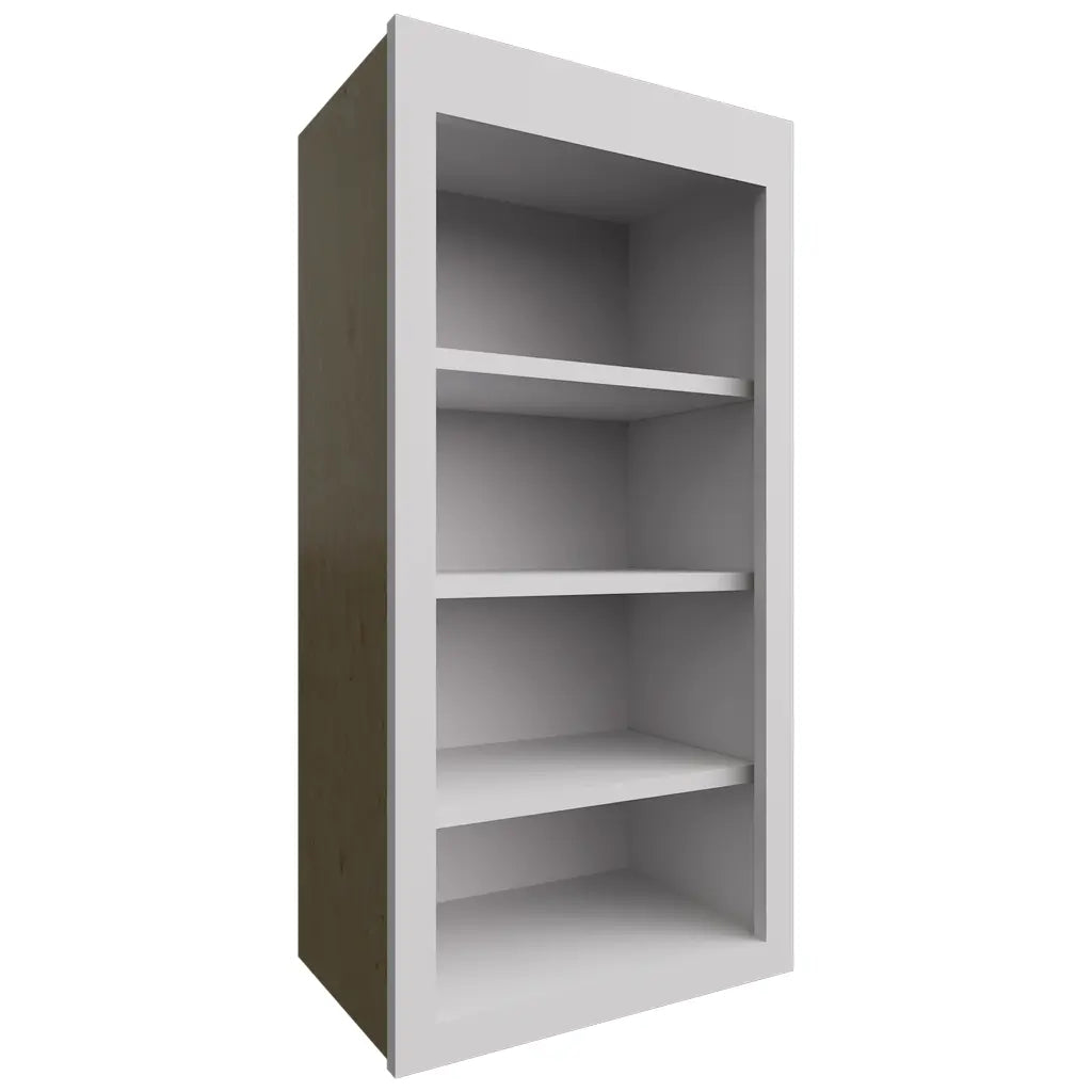 Fabuwood Allure Luxe Frost 18" W X 36" H X 12" D Wall Open Shelf Cabinet