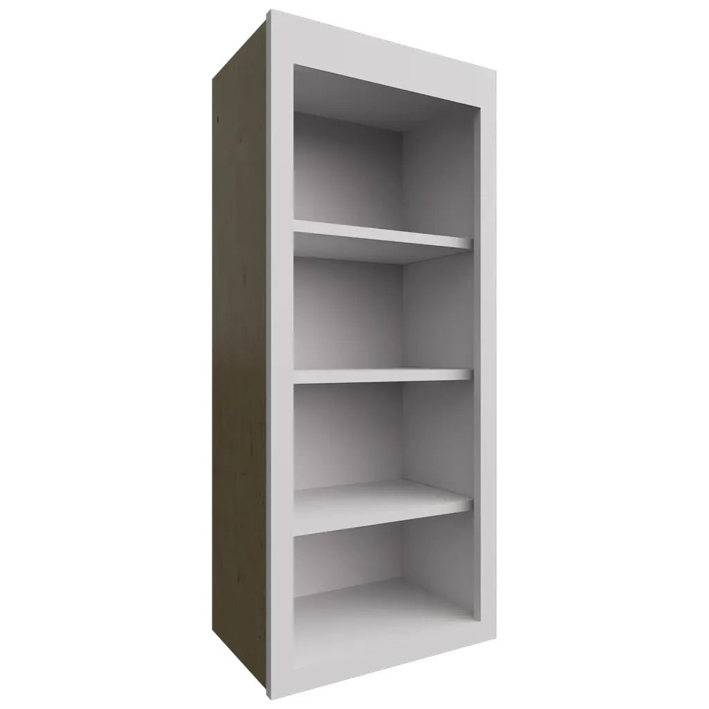 Fabuwood Allure Luxe Frost 18" W X 42" H X 12" D Wall Open Shelf Cabinet