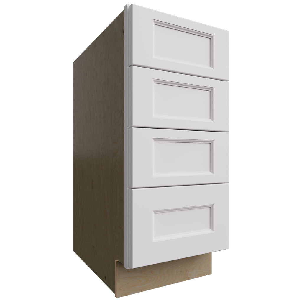 Fabuwood Allure Nexus Frost 15" W X 34 1/2" H X 24" D 4 Drawer Base Cabinet
