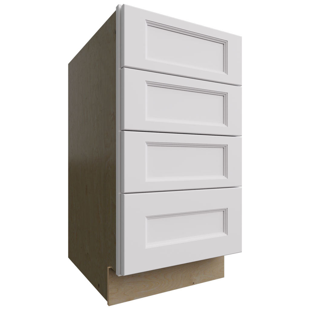 Fabuwood Allure Nexus Frost 18" W X 34 1/2" H X 24" D 4 Drawer Base Cabinet