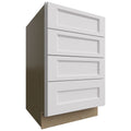 Fabuwood Allure Nexus Frost 21" W X 34 1/2" H X 24" D 4 Drawer Base Cabinet