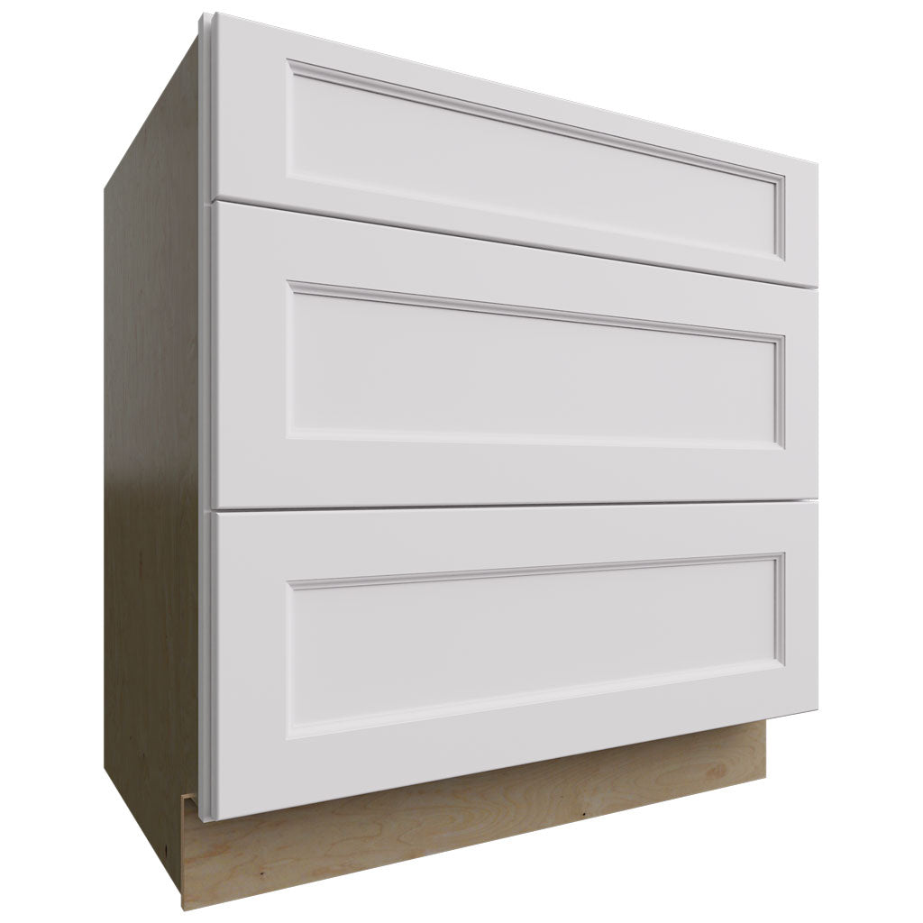 Fabuwood Allure Nexus Frost 33" W X 34 1/2" H X 24" D 3 Drawer Base Cabinet