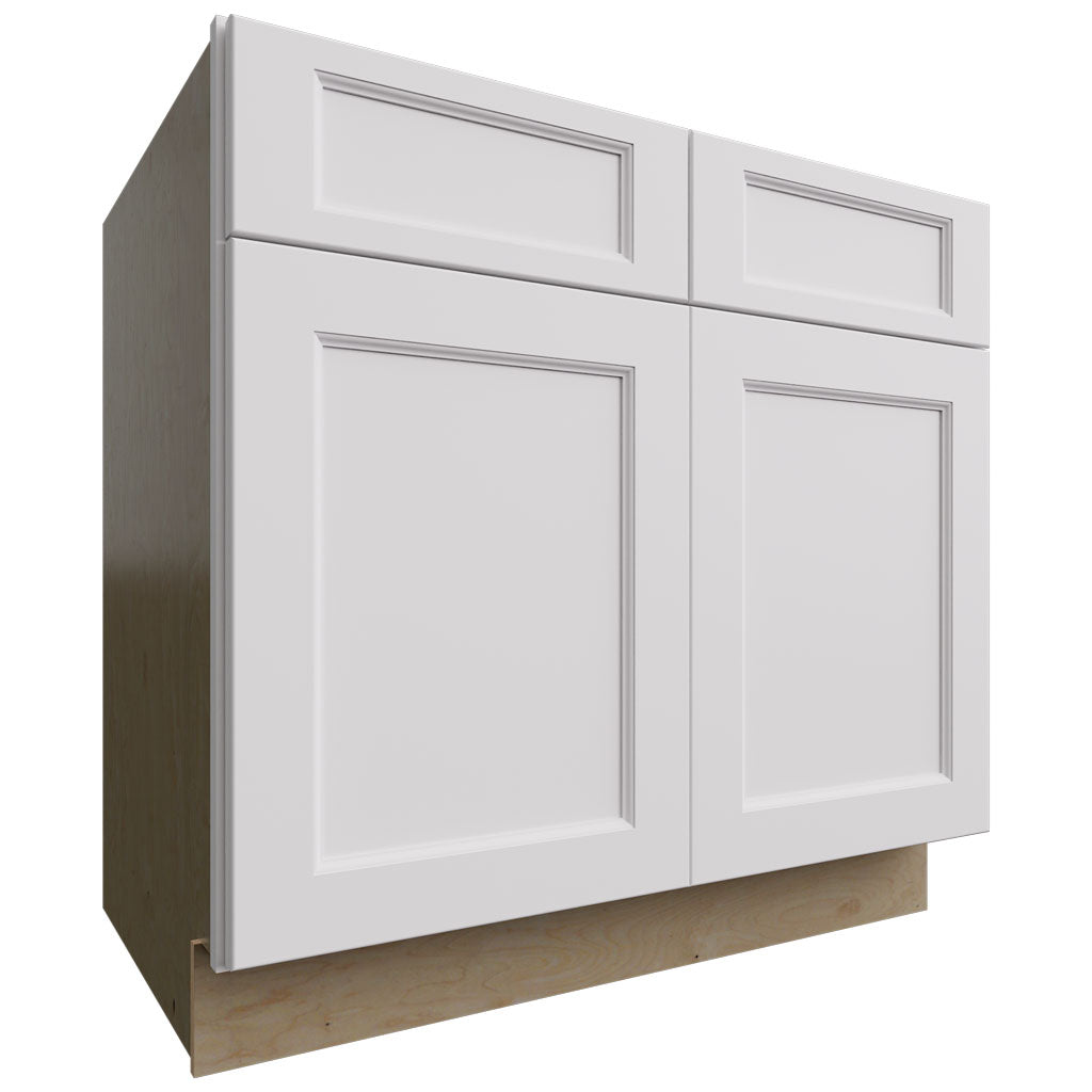 Fabuwood Allure Nexus Frost 36" W X 34 1/2" H X 24" D Double Door Sink Base Cabinet