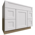 Fabuwood Allure Nexus Frost 42" W X 34 1/2" H X 21" D Vanity Combo Single Sink w/4 Drawers Cabinet
