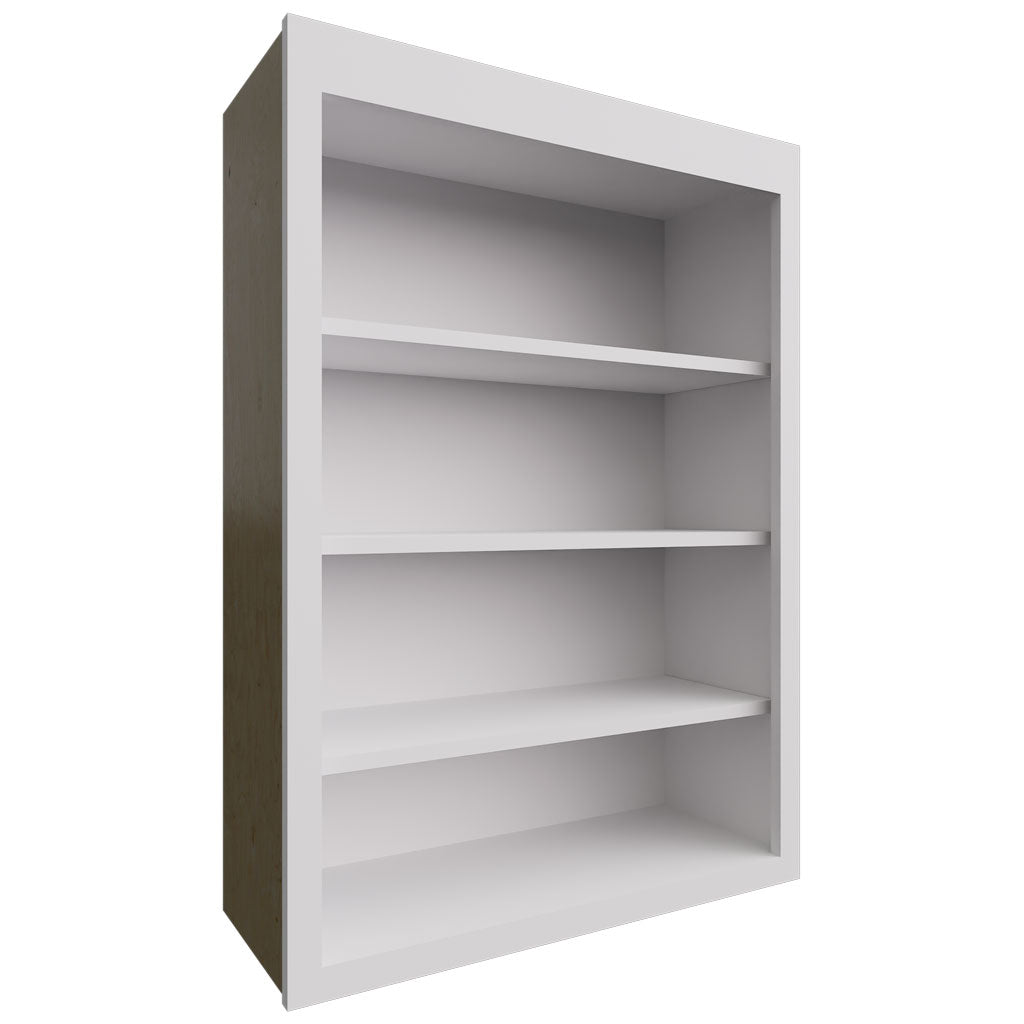 Fabuwood Allure Nexus Frost 30" W X 42" H X 12" D Wall Open Shelf Cabinet