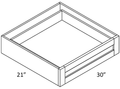 FD30 - RTA Charlton Raised Panel - Vanity Knee Drawer - KNEE DRAWER 30" X 21" - 30" X 7 1/2" X 21"