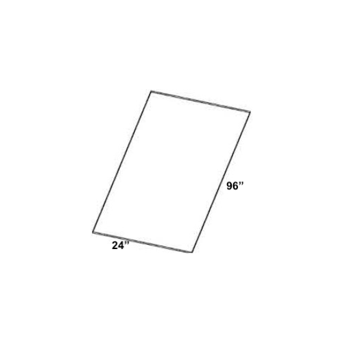 FP2496 - Assembled Ebony Shaker - Panel - PANEL 24" X 96" X 3/4" FOUR EDGE FINISHED - 24" X 96" X 3/4"