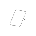 FP4896 - Assembled Unfinished Shaker - Panel - PANEL 48" X 96" X 3/4" FOUR EDGE FINISHED - 48" X 96" X 3/4"