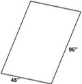 FP4896 - Assembled Perla Raised Panel - Panel - PANEL 48" X 96" X 3/4" FOUR EDGE FINISHED - 48" X 96" X 3/4"