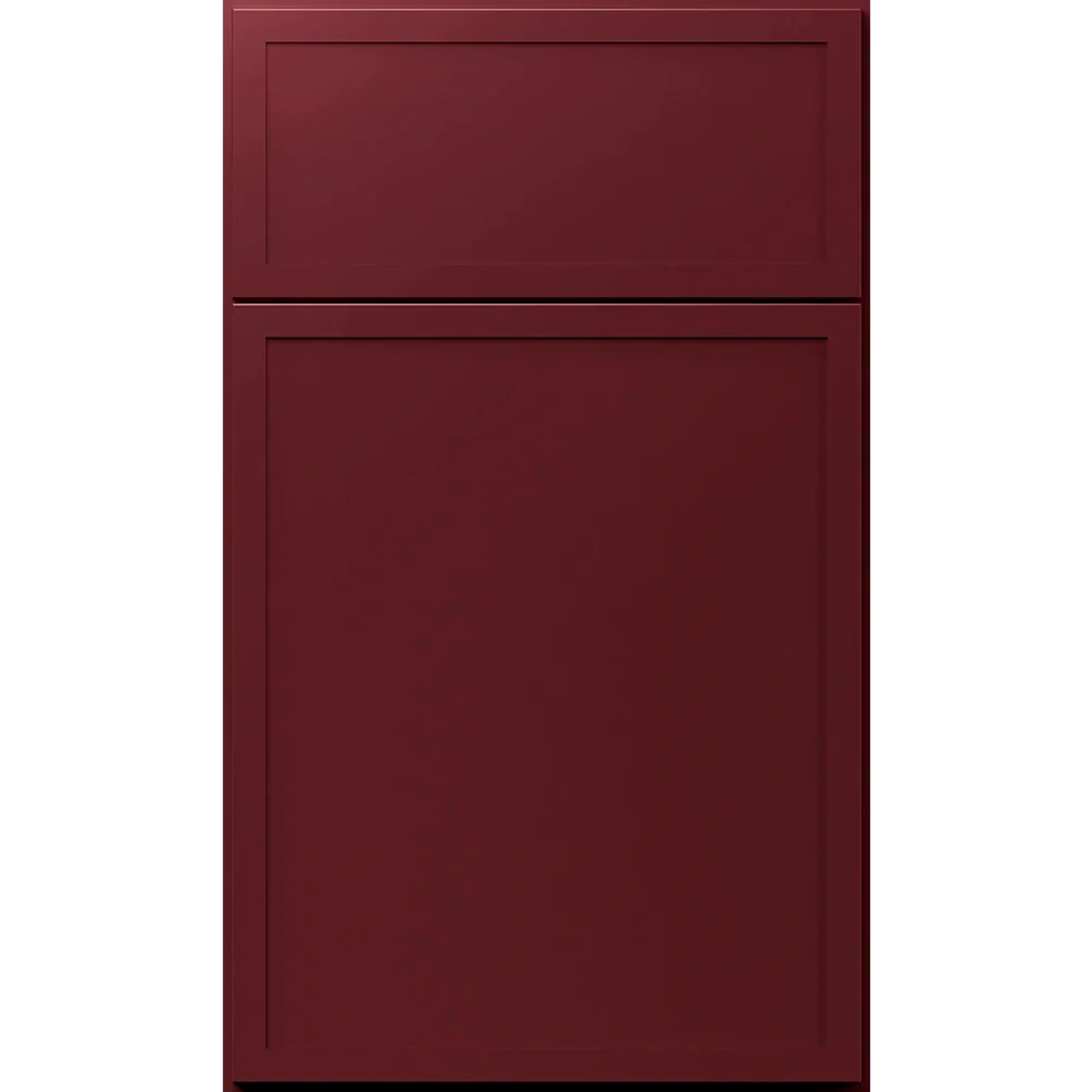 Fabuwood Allure Luna Cabernet Red Door Sample
