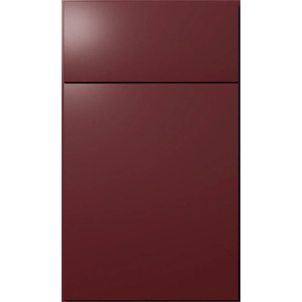 Fabuwood Allure Luxe Cabernet Red Door Sample