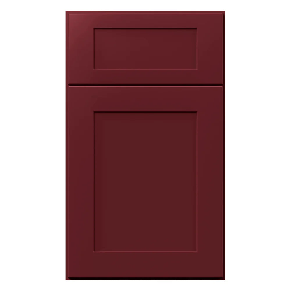 Fabuwood Allure Galaxy Cabernet Red Door Sample