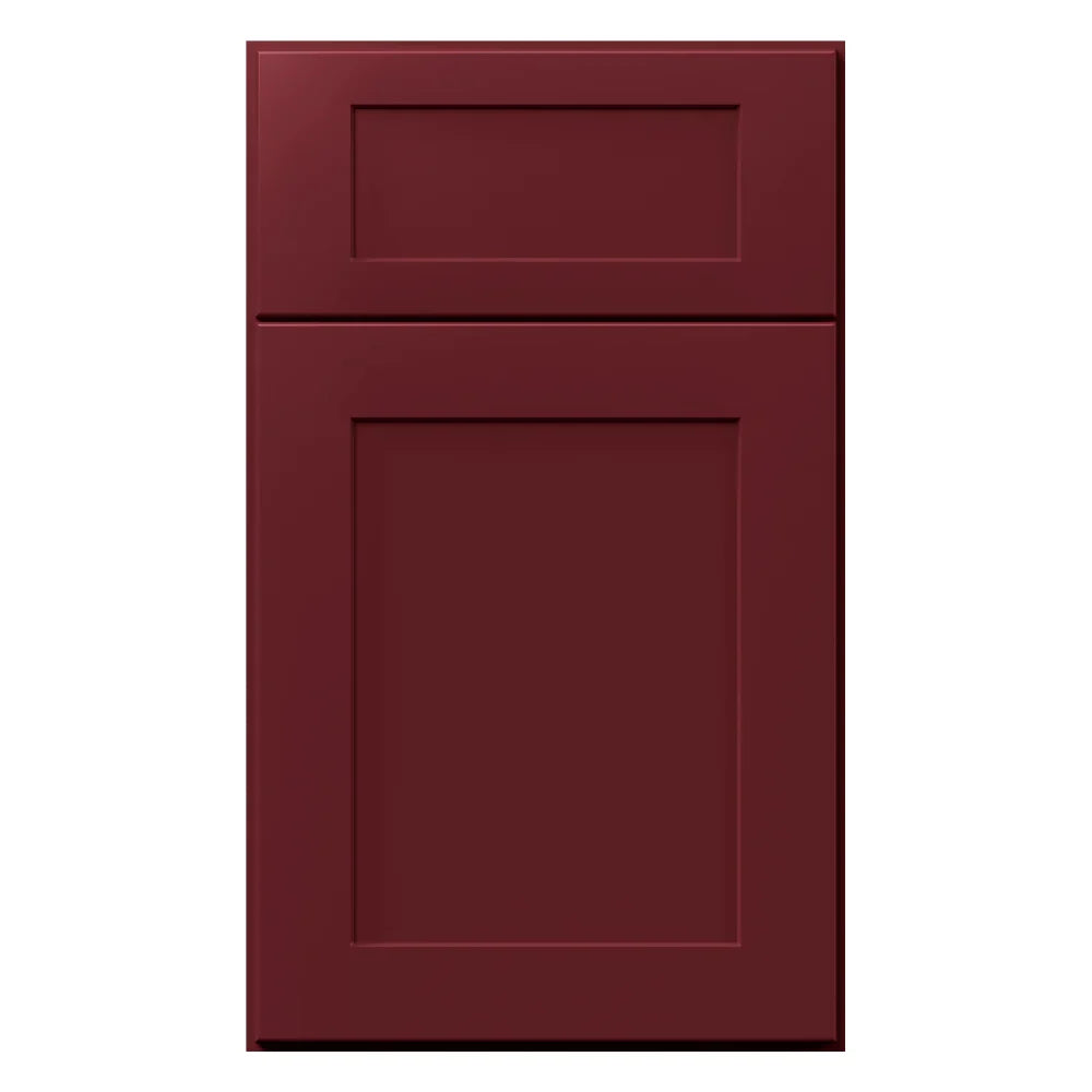 Fabuwood Allure Galaxy Cabernet Red Door Sample