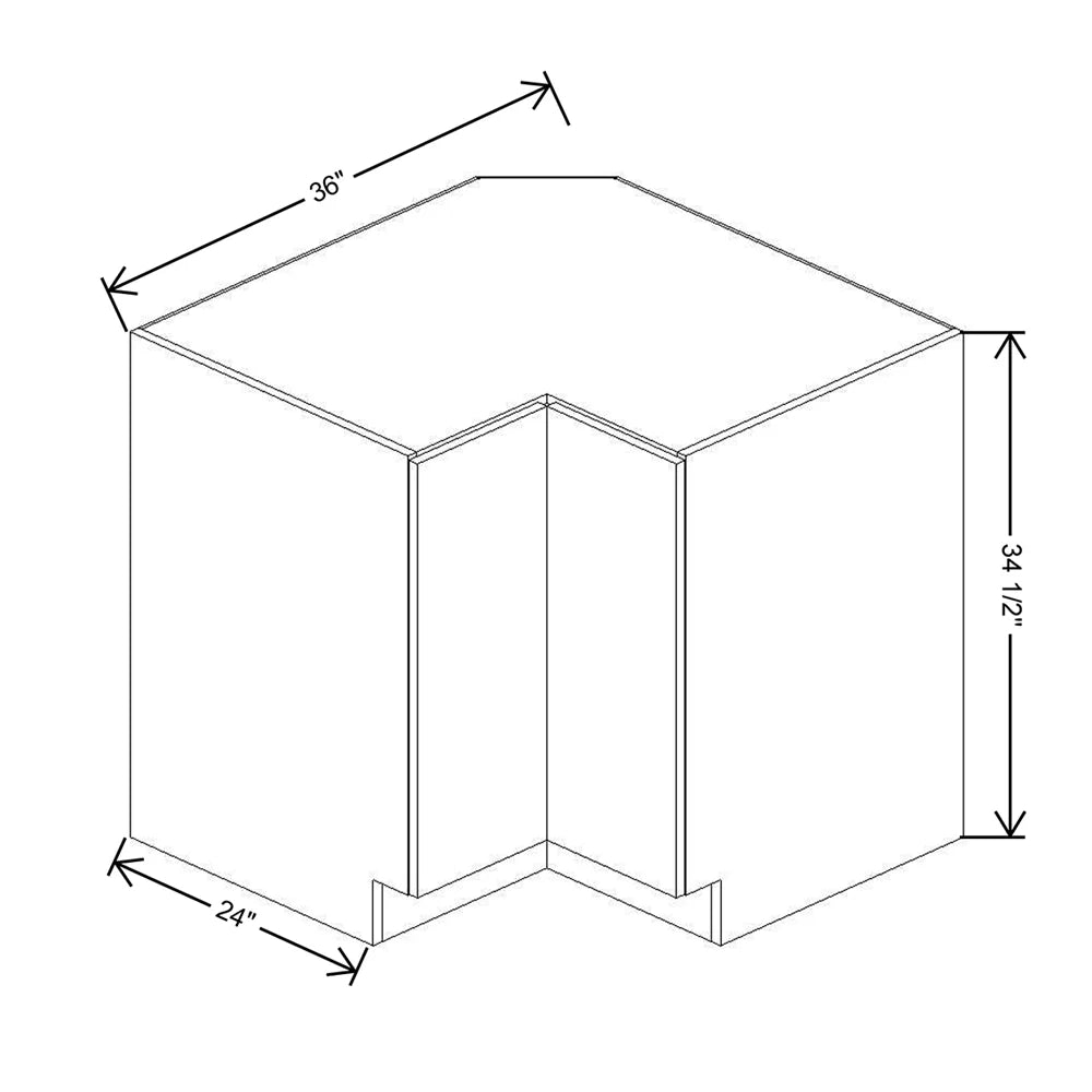 CNC Concord Fashion Ocean 36" W Lazy Susan