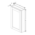 CNC Bedford Country Oak Honey 36" W X 32 1/2"H X 21" D Double Door 2 Drawer Vanity Sink Base Cabinet