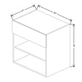 Fabuwood Illume Tuscany Como Ash 1 30" W x 30" H x 21" D Lift Up Wall Cabinet