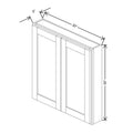 CNC Luxor Misty Grey 30" W X 30" H Double Door Medicine Cabinet