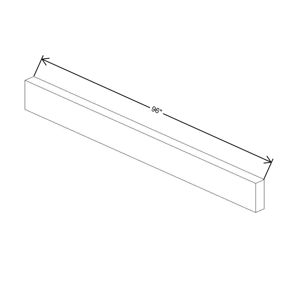 Fabuwood Allure Nexus Cloud White 96" W Mirror Molding