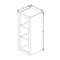 Fabuwood Allure Galaxy Biscuit 12" W X 30" H X 12" D Wall No Door Cabinet