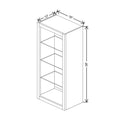 Fabuwood Allure Galaxy Seaside Pine 18" W X 39" H X 12" D Wall No Door Cabinet