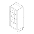Fabuwood Allure Galaxy Claystone 18" W X 42" H X 12" D Wall No Door Cabinet