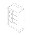 Fabuwood Allure Galaxy Seaside Pine 24" W X 36" H X 12" D Wall No Door Cabinet
