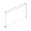 Fabuwood Allure Galaxy Biscuit 48" W X 96" H X 1/4" D Back Panel