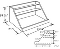POK27 - Assembled Sandy Mirage Shaker - Accessory - POT & PAN ROLL OUT KIT FOR B27 - 23 1/4" X 19" X 21"