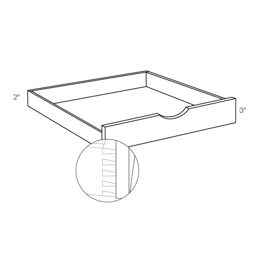 CNC Concord Richmond Stone 18" W Pull Out Shelf