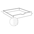 CNC Classic Broadway Driftwood 21" W Pull Out Shelf