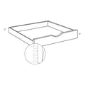 CNC Concord Park Avenue Ocean 24" W Pull Out Shelf
