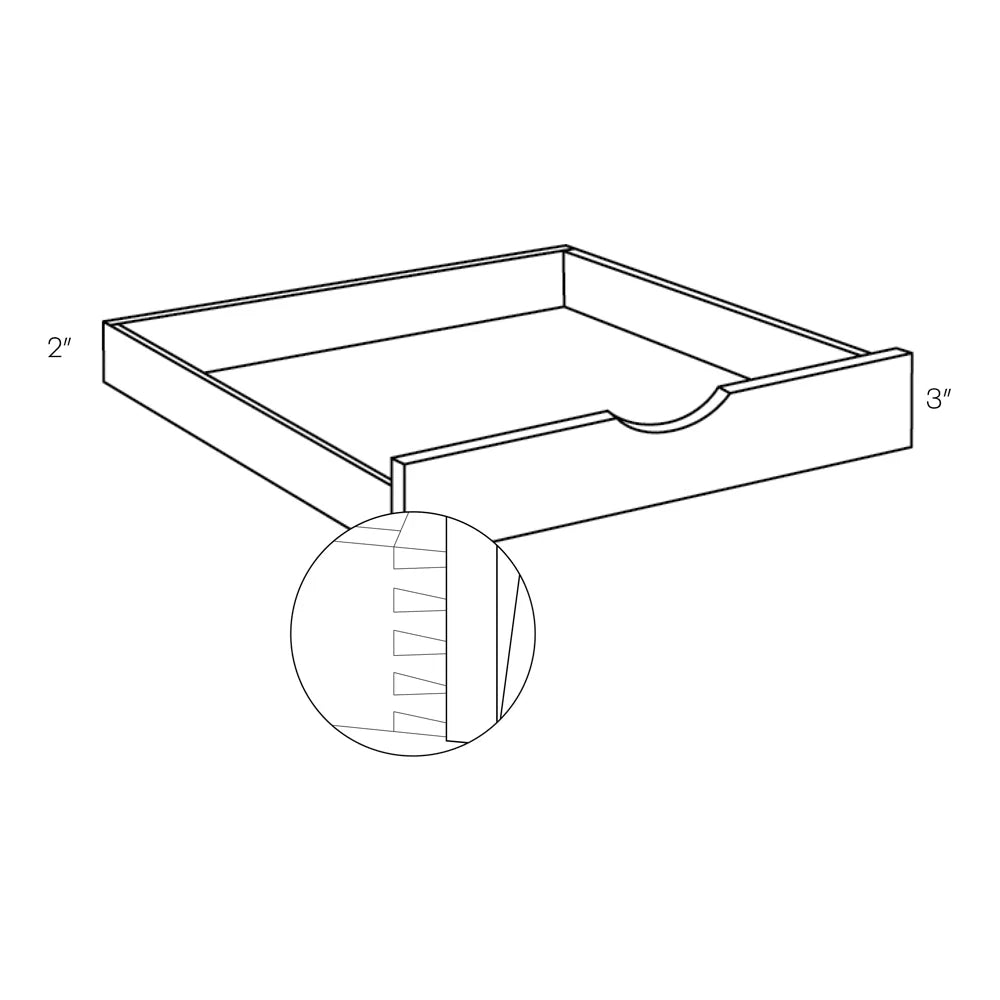 CNC Classic Broadway Almond 24" W Pull Out Shelf