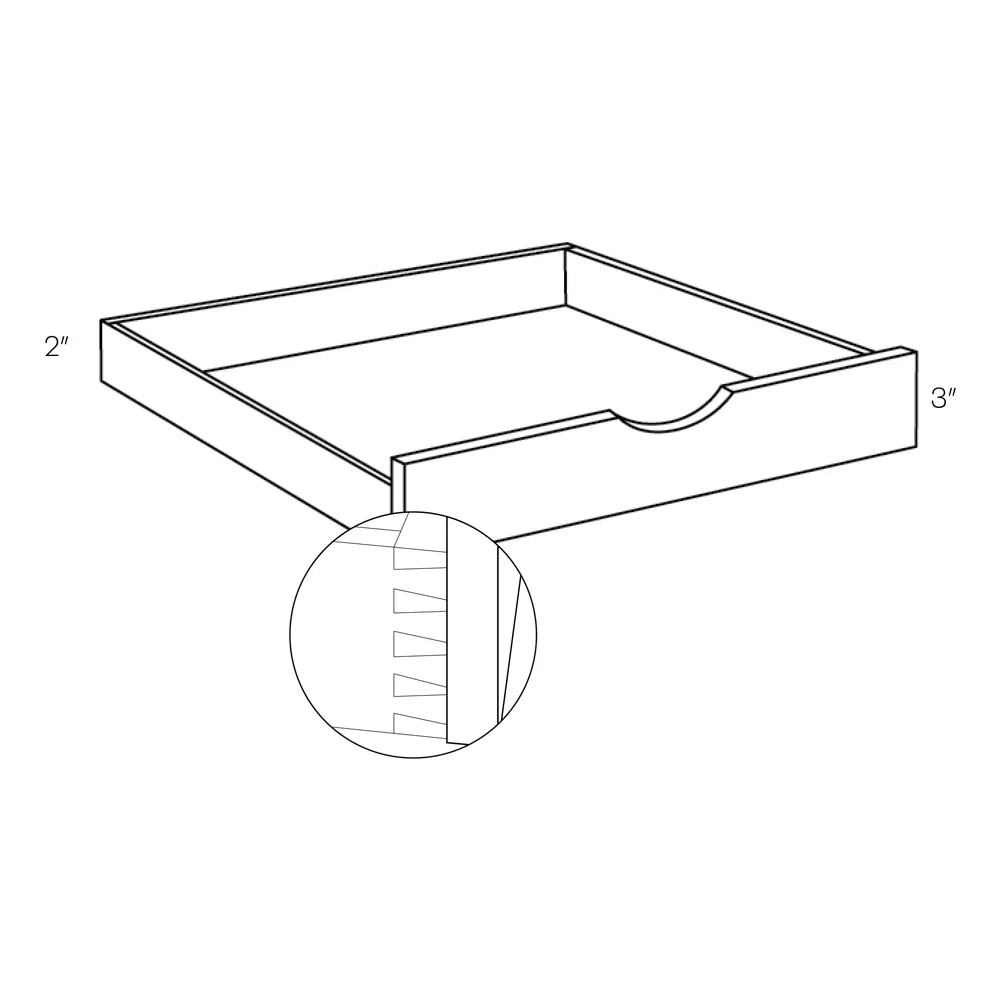 CNC Classic Broadway Graphite 42" W Pull Out Shelf