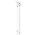Fabuwood Allure Galaxy Biscuit 3" W X 84" H X 1 1/2" D Plain Tall Pilaster