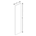 Fabuwood Allure Galaxy Elderberry 3/4" W X 96" H X 24" D End Panel