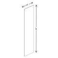 Fabuwood Allure Galaxy Natural Oak 3/4" W X 96" H X 24" D End Panel