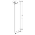 Fabuwood Allure Galaxy Biscuit 1 1/2" W X 120" H X 30" D Refrigerator End Panel