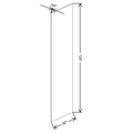 Fabuwood Allure Galaxy Mocha 3/4" W X 120" H X 30" D Refrigerator End Panel