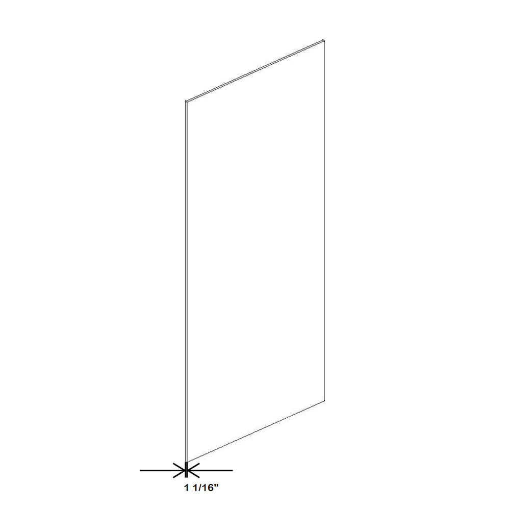 Fabuwood Illume Catalina Woodline 1 20" W X 42" H Finished End Skin