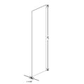 Fabuwood Illume Catalina Blanco 13" W X 42" H Finished End Skin