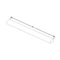 Fabuwood Quest Metro Mist 96" W X 1 1/4" H X 3/8" D Scribe Molding