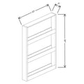 Fabuwood Allure Galaxy Dark Aqua 3" W Base Spice Pull Filler W/Blum Slides {Fil/Cab Ordered Separately}