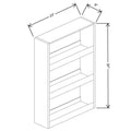 Fabuwood Allure Galaxy Seaside Pine 6" W Base Spice Pull Filler W/Blum Slides {Fil/Cab Ordered Separately}